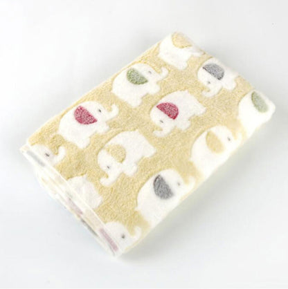 Thick Warm Coral Fleece Cat Kennel Blanket