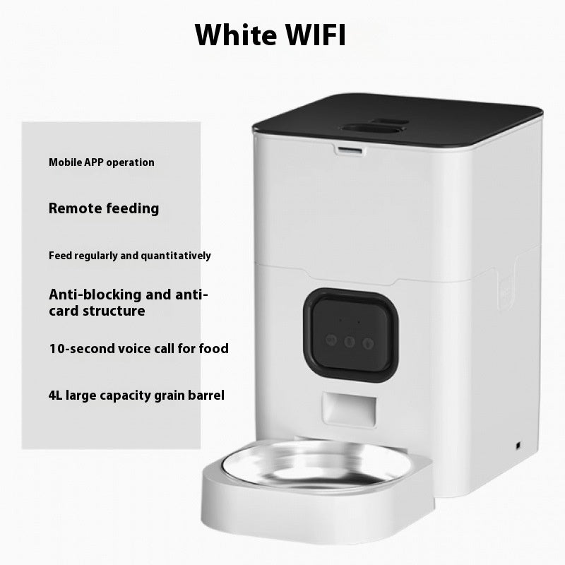 Intelligent Remote Control WIFI Cat Automatic Pet Feeder